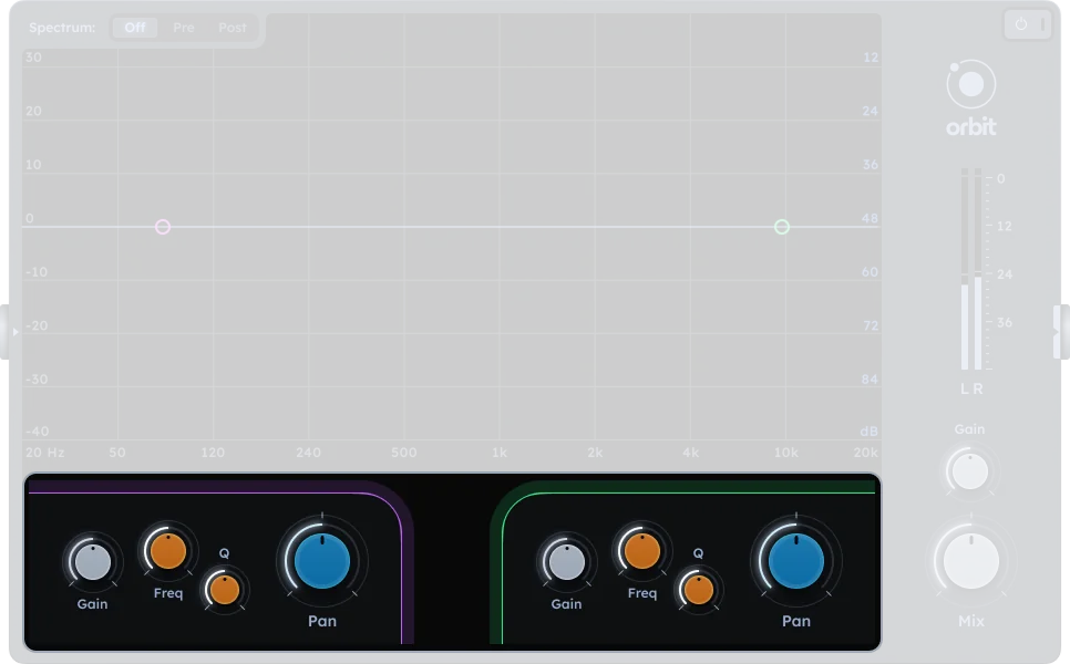 Orbit EQ bands